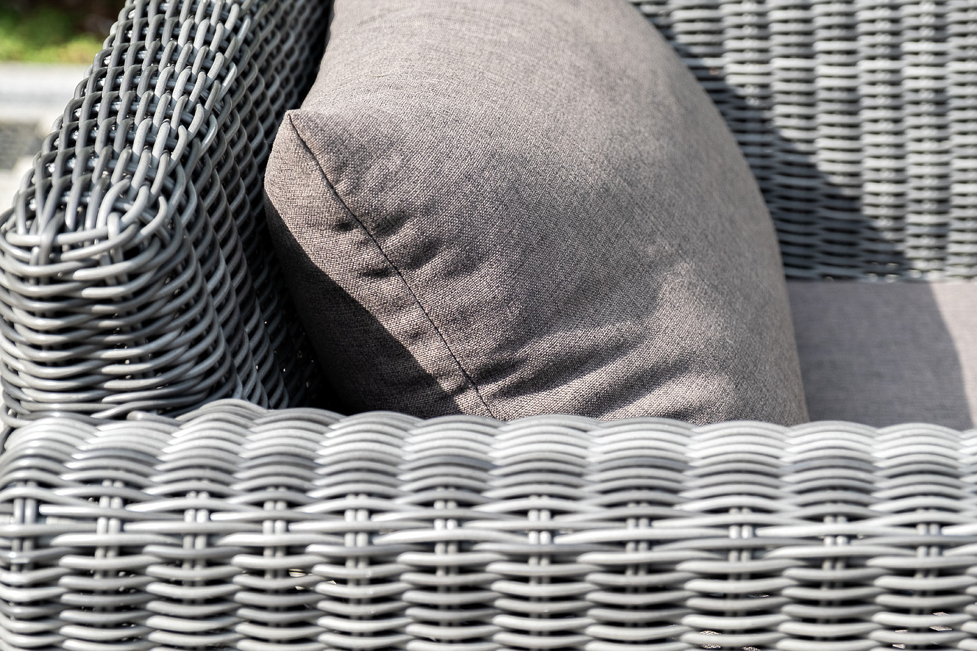 "Капуто" лаунж-зона из искусственного ротанга, цвет графит