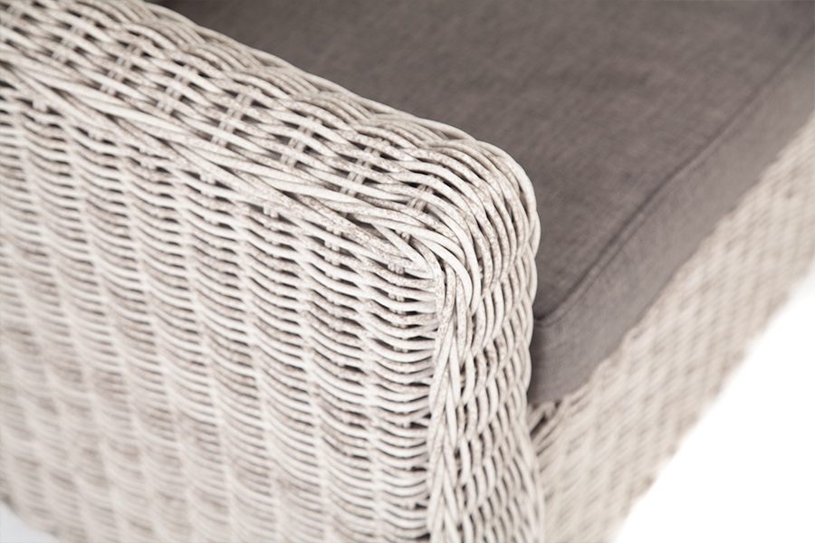 "Копаннини" диван из искусственного ротанга двухместный, цвет бежевый