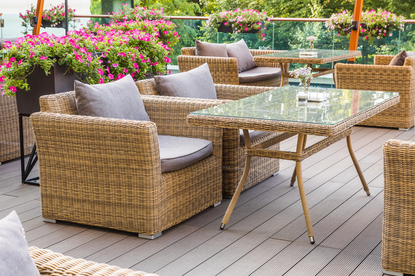 "Латтини" плетеный стол из искусственного ротанга 160х90см, цвет соломенный