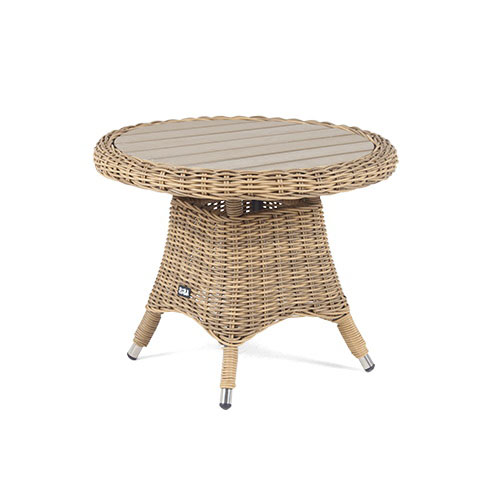 "Равенс" кофейный стол из искусственного ротанга, цвет соломенный