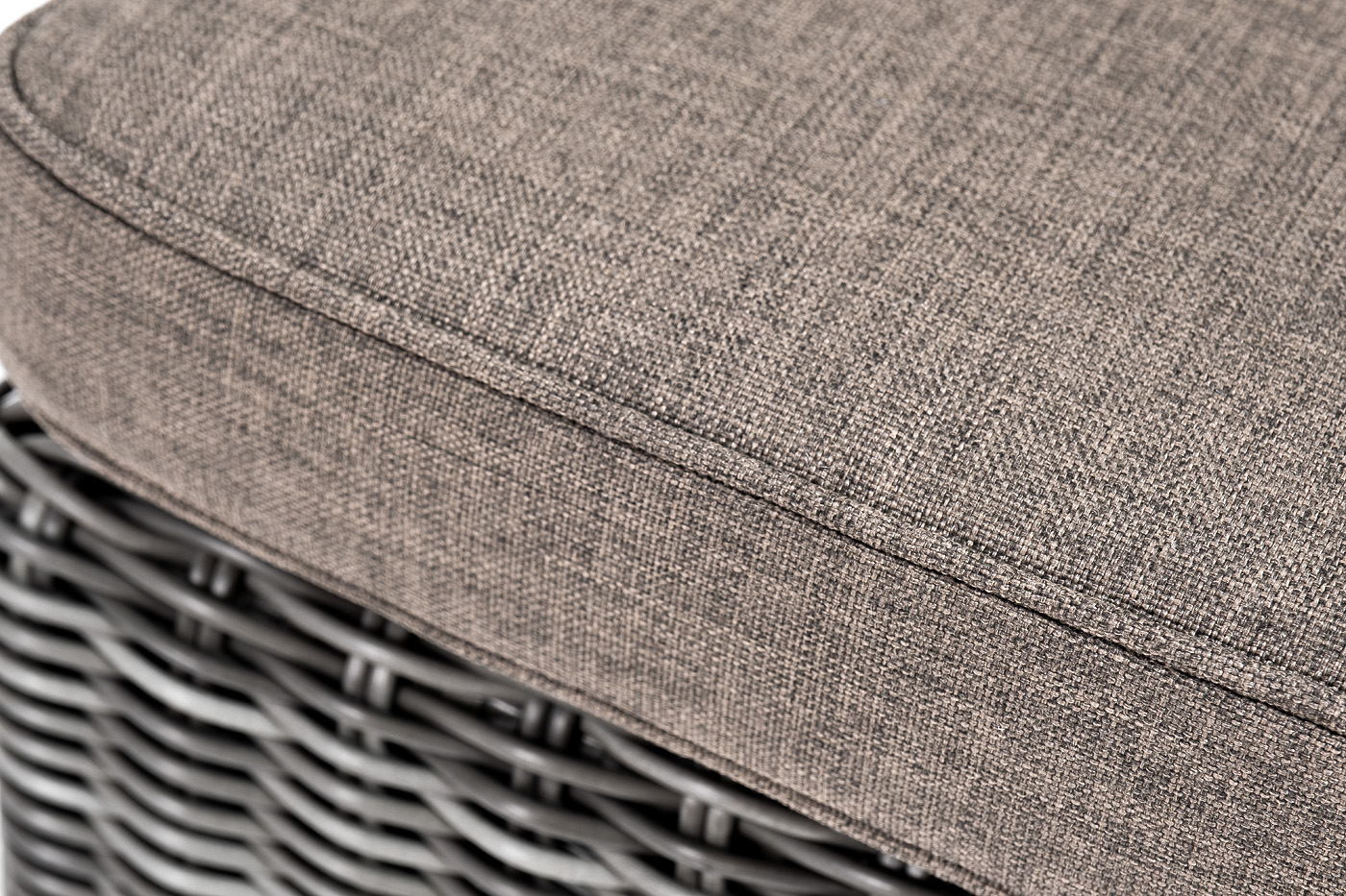 "Рим" шезлонг с подушкой, цвет графит