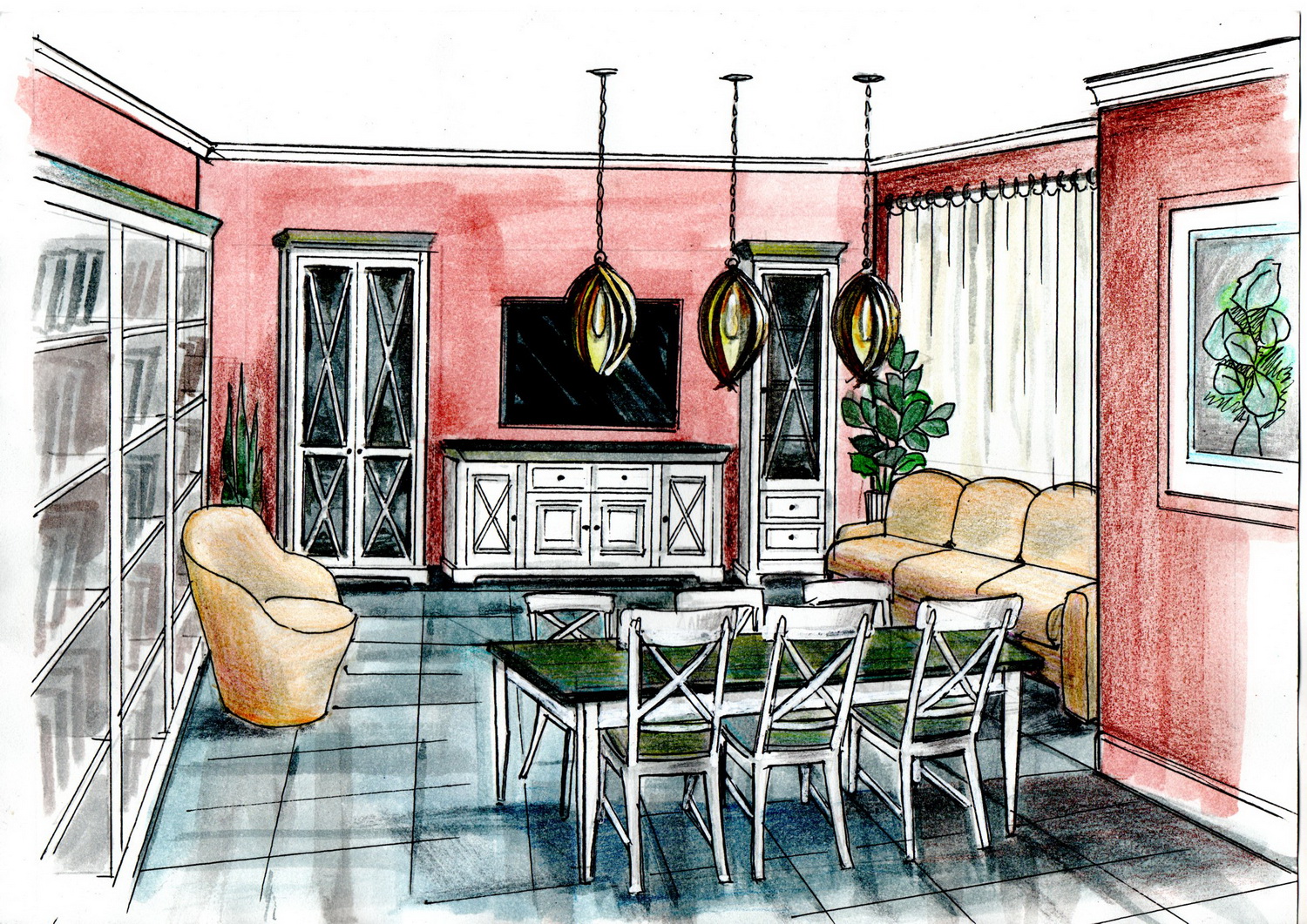 Гостиная Форест