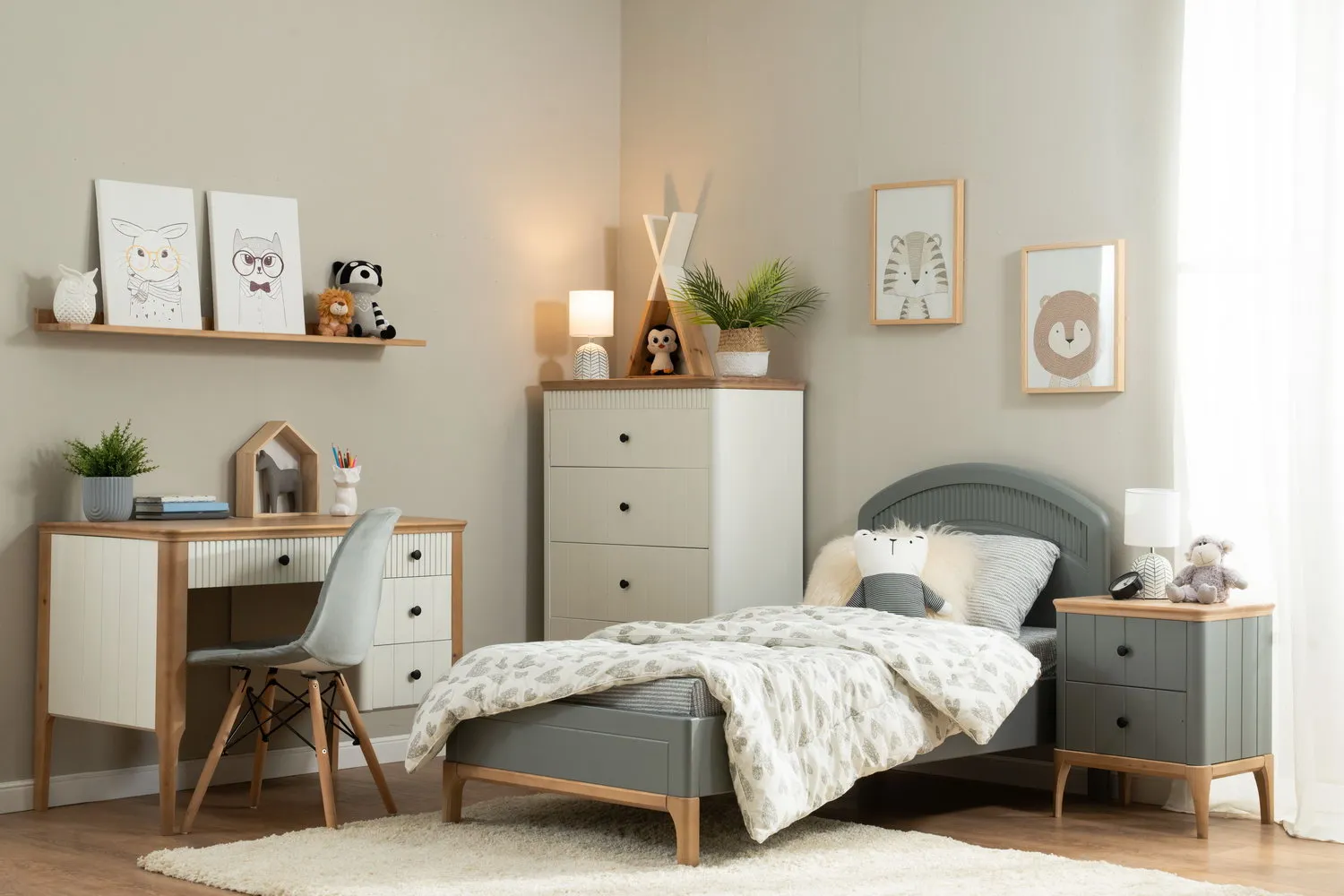 Кровать деревянная Грета №3 800х1600