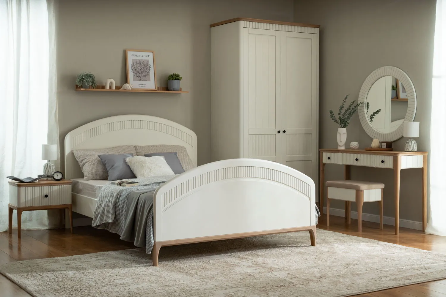   Кровать деревянная Грета №4 1400х2000  