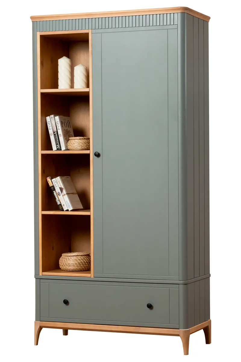   Шкаф массив сосны 1-ств Грета №7-140  